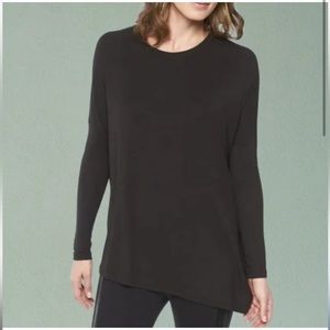 Athleta Cloudlight Restore Soft Dolman Sleeve Athleisure Long Asymmetrical Top L